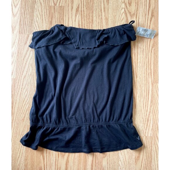 Amercian Eagle Live Your Life Strapless Top for Women w/Built in Shelf Bra sz L - Picture 5 of 13